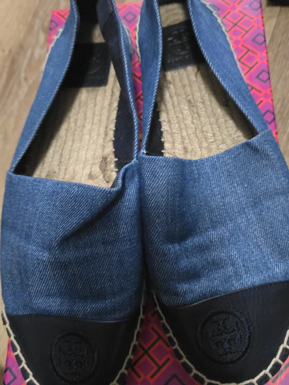 Tory Burch touch features denim